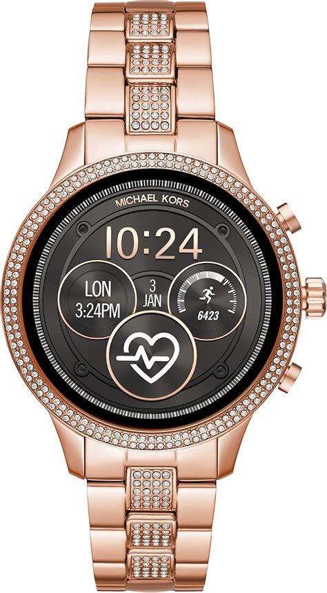 montre connectée michael kors homme|michael kors diamond watch women's.